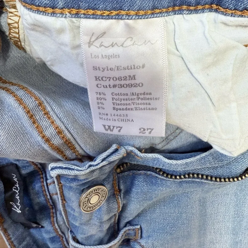 KanCan Blue Jean Shorts Size 27 - Picture 5 of 8